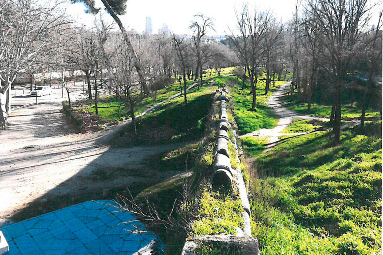 Imágenes del proyecto de restauración del acueducto de Sabatini en la Casa de Campo.