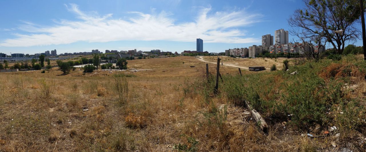 Visita a los terrenos donde se desarrollará la operación 'Castellana Norte'.