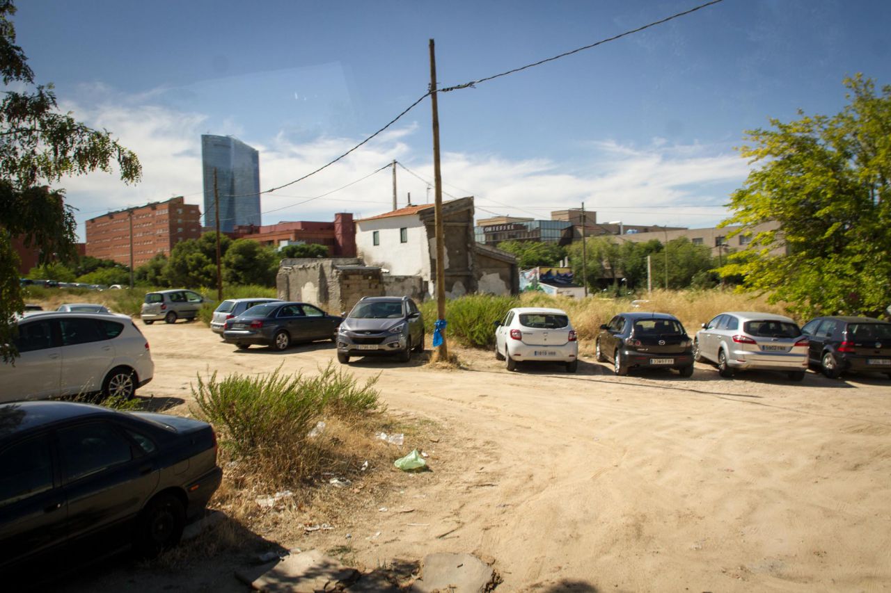 Visita a los terrenos donde se desarrollará la operación 'Castellana Norte'.