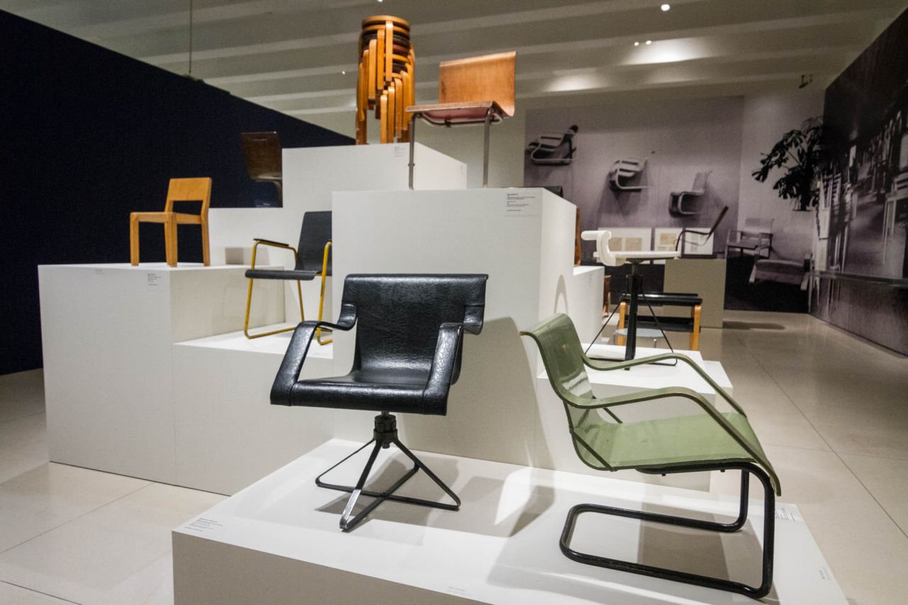 Exposición retrospectiva de las obras arquitectónicas y de diseño de Alvar Aalto en Caixaforum.