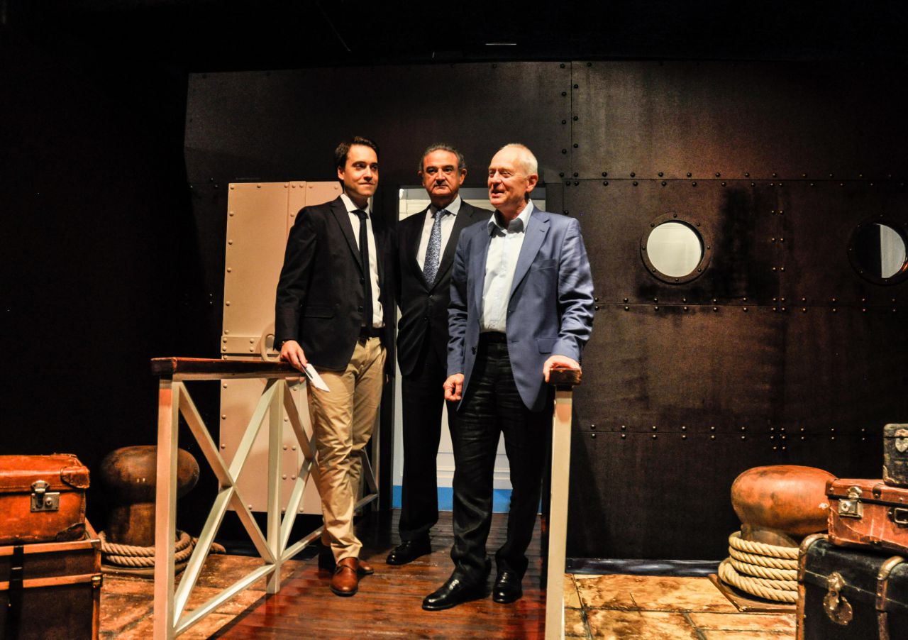 Titanic The Exhibition en el Centro Cultural de la Villa, con Claes-Göran Wetterholm y Luis Ferreiro