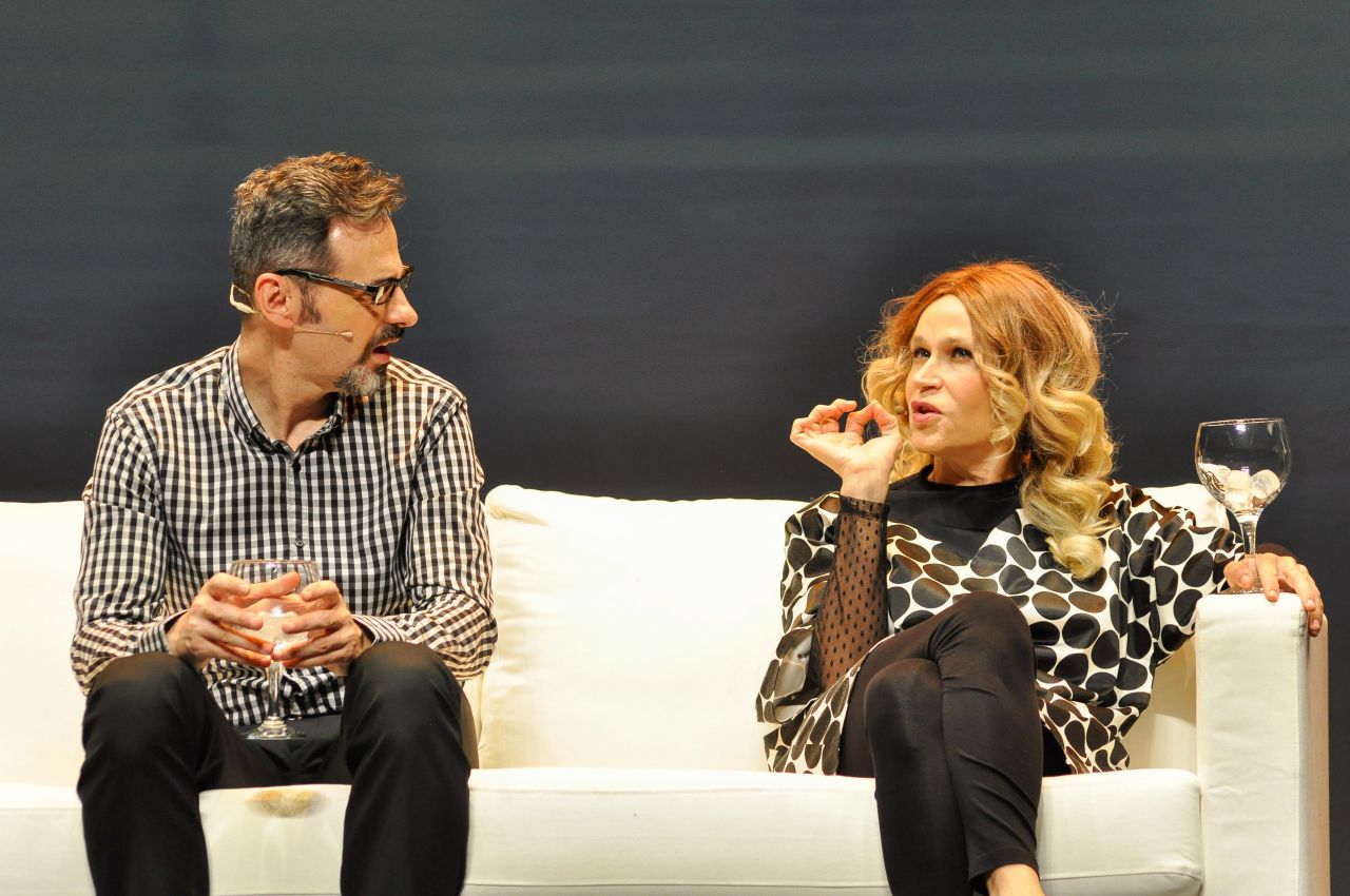 Antonia San Juan y Félix Navarro en 'Lo malo de ser perfecto'.