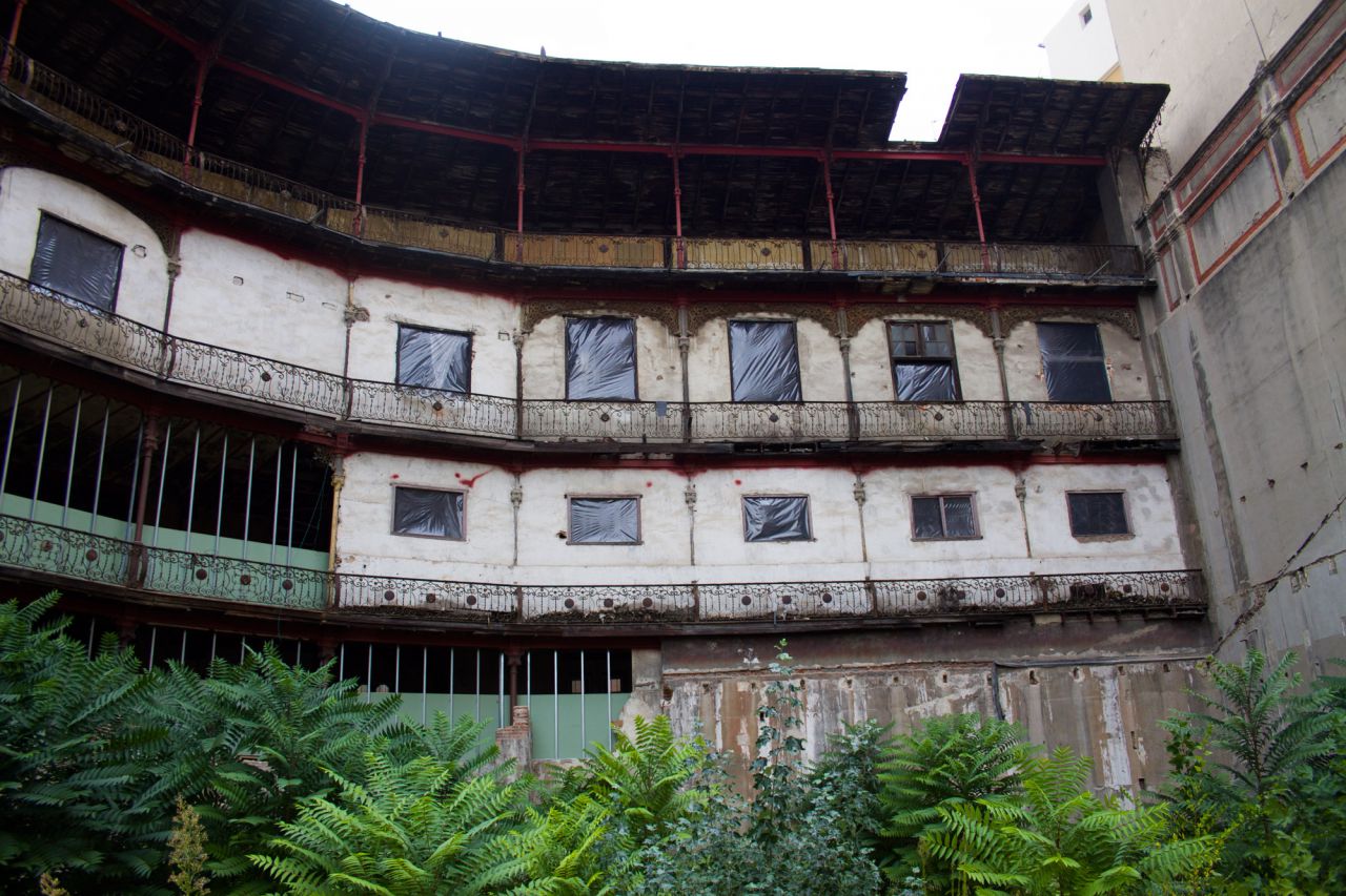 Frontón Beti-Jai, estadio de pelota vasca de finales del siglo XIX, en pleno barrio de Chamberí.