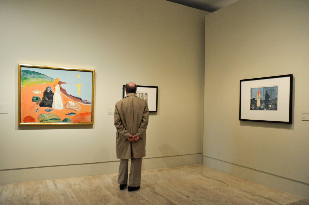 Expositión de Edvard Much en Museo Thyssen Bornemisza.