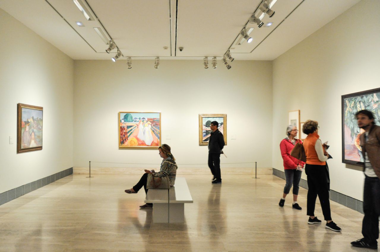 Expositión de Edvard Much en Museo Thyssen Bornemisza.