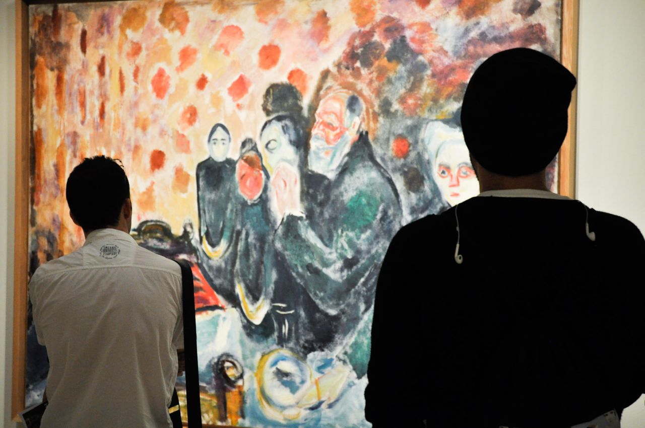 Expositión de Edvard Much en Museo Thyssen Bornemisza.