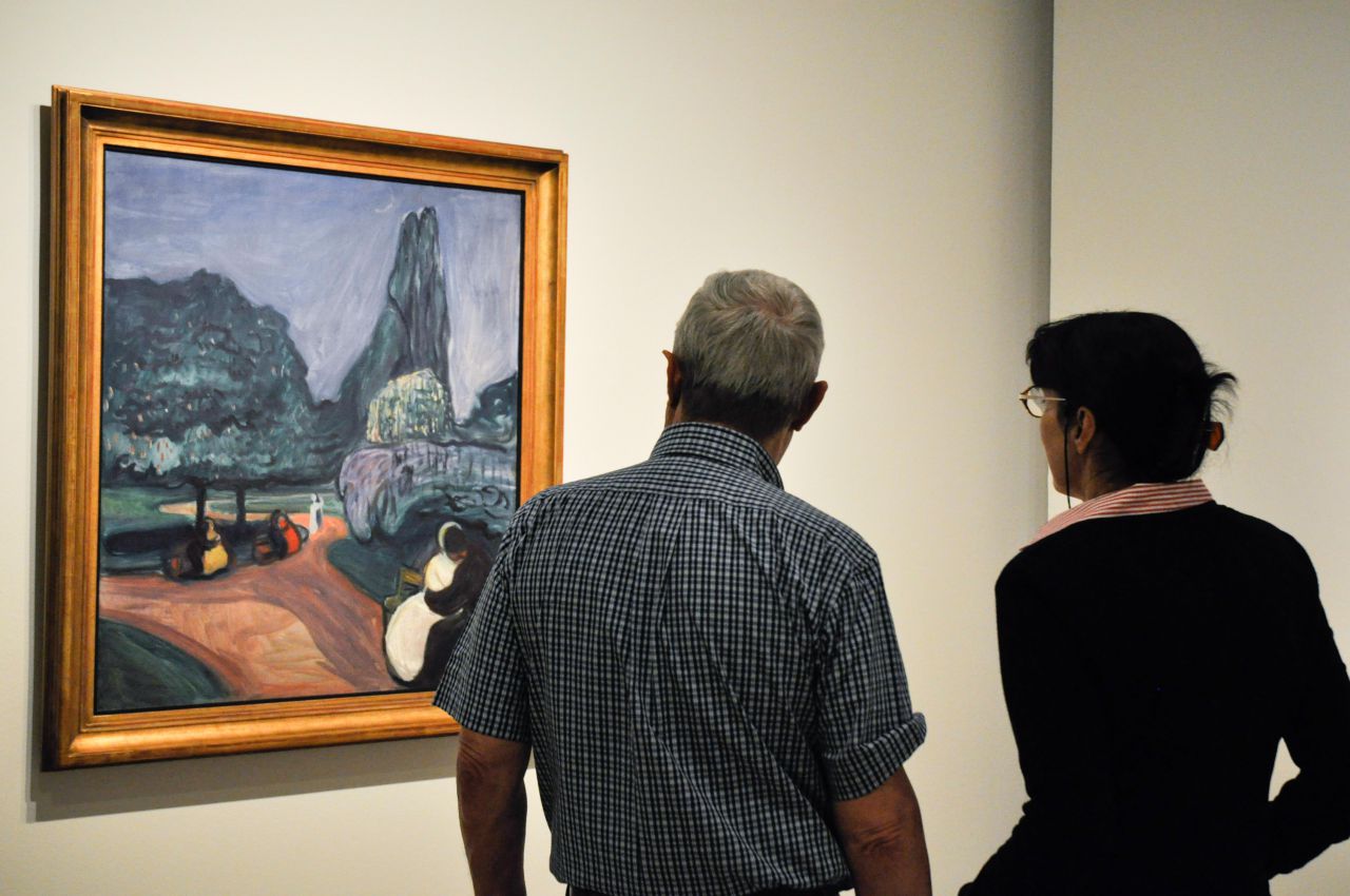 Expositión de Edvard Much en Museo Thyssen Bornemisza.