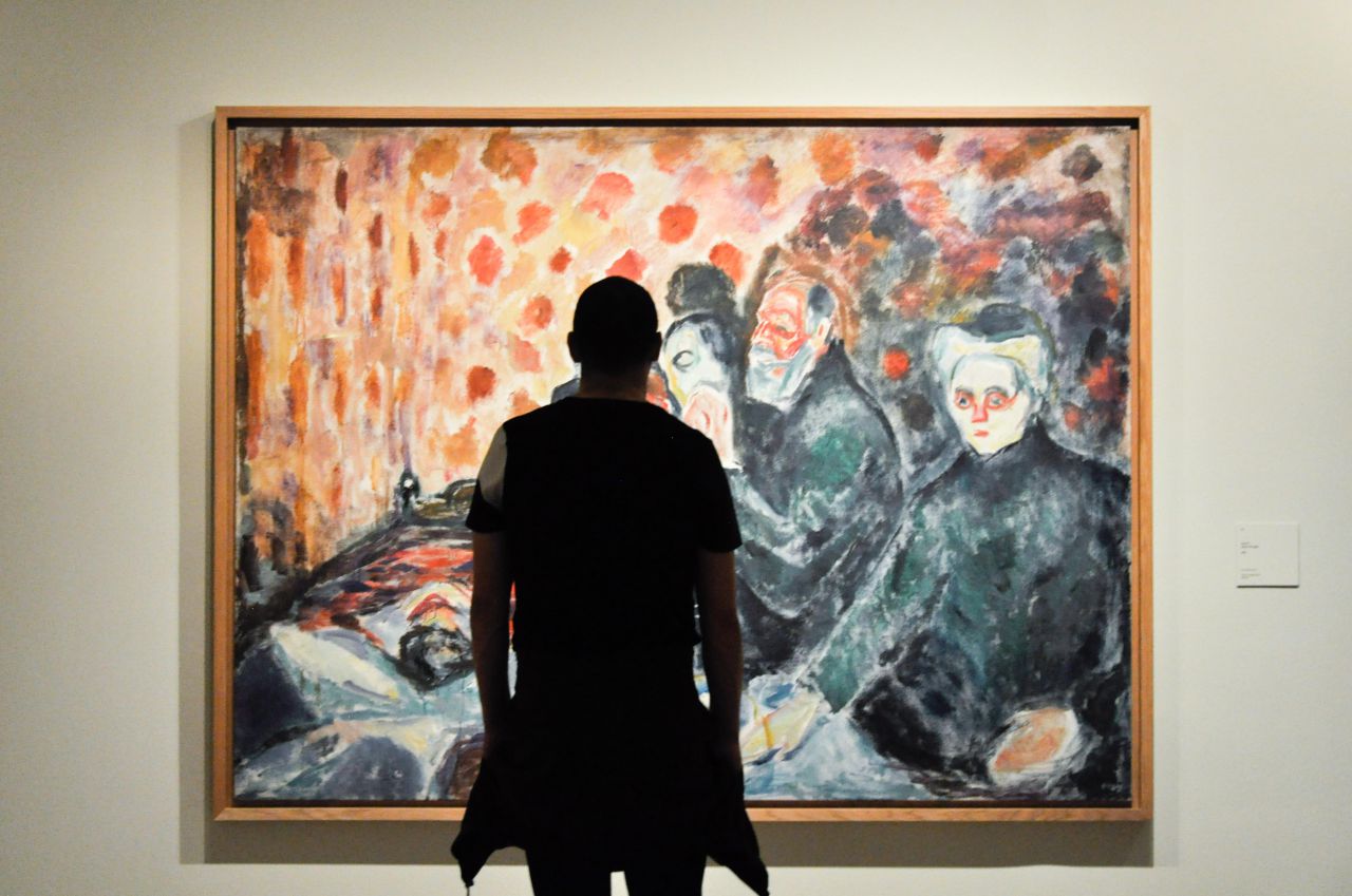 Expositión de Edvard Much en Museo Thyssen Bornemisza.