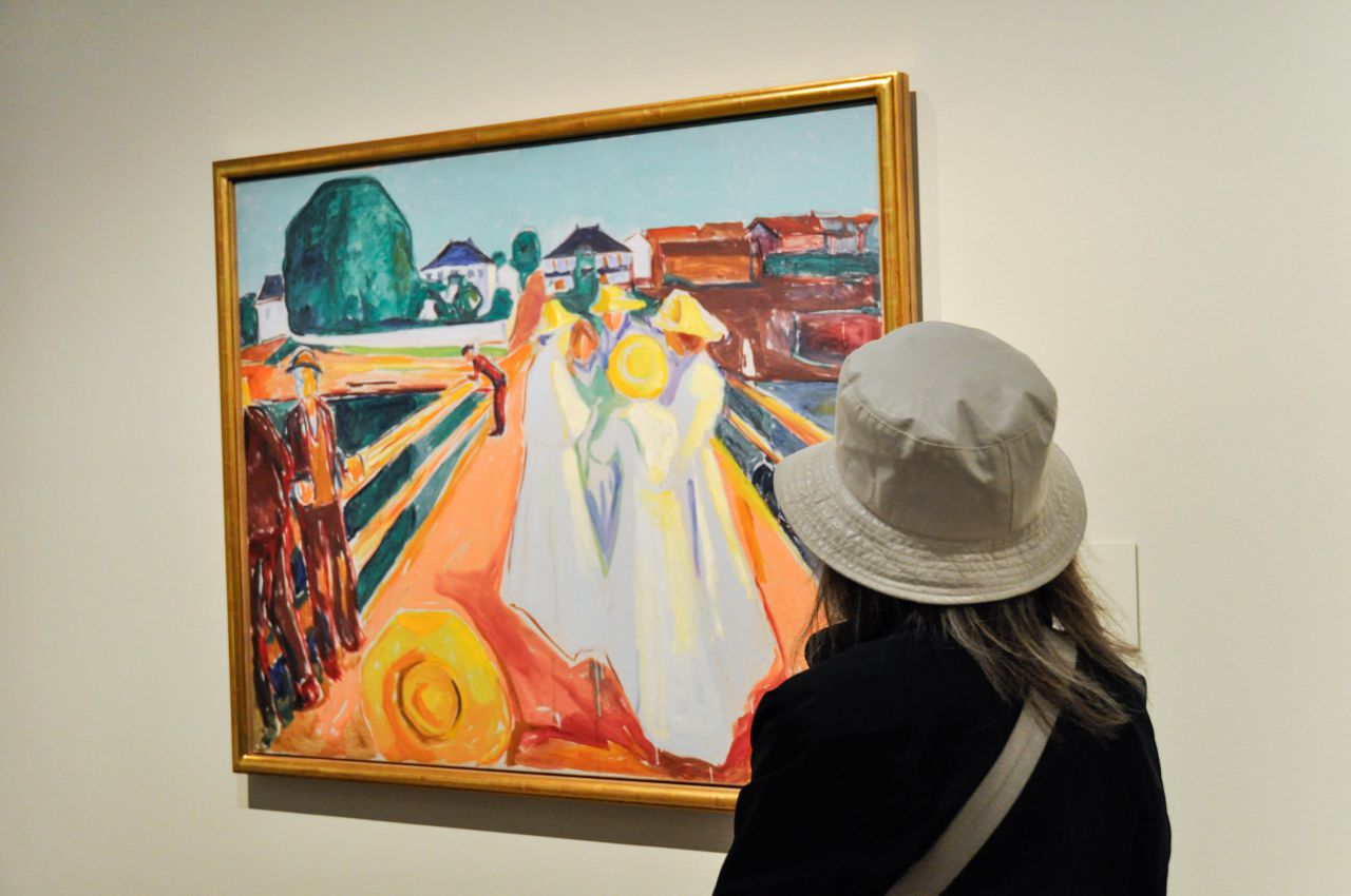 Expositión de Edvard Much en Museo Thyssen Bornemisza.