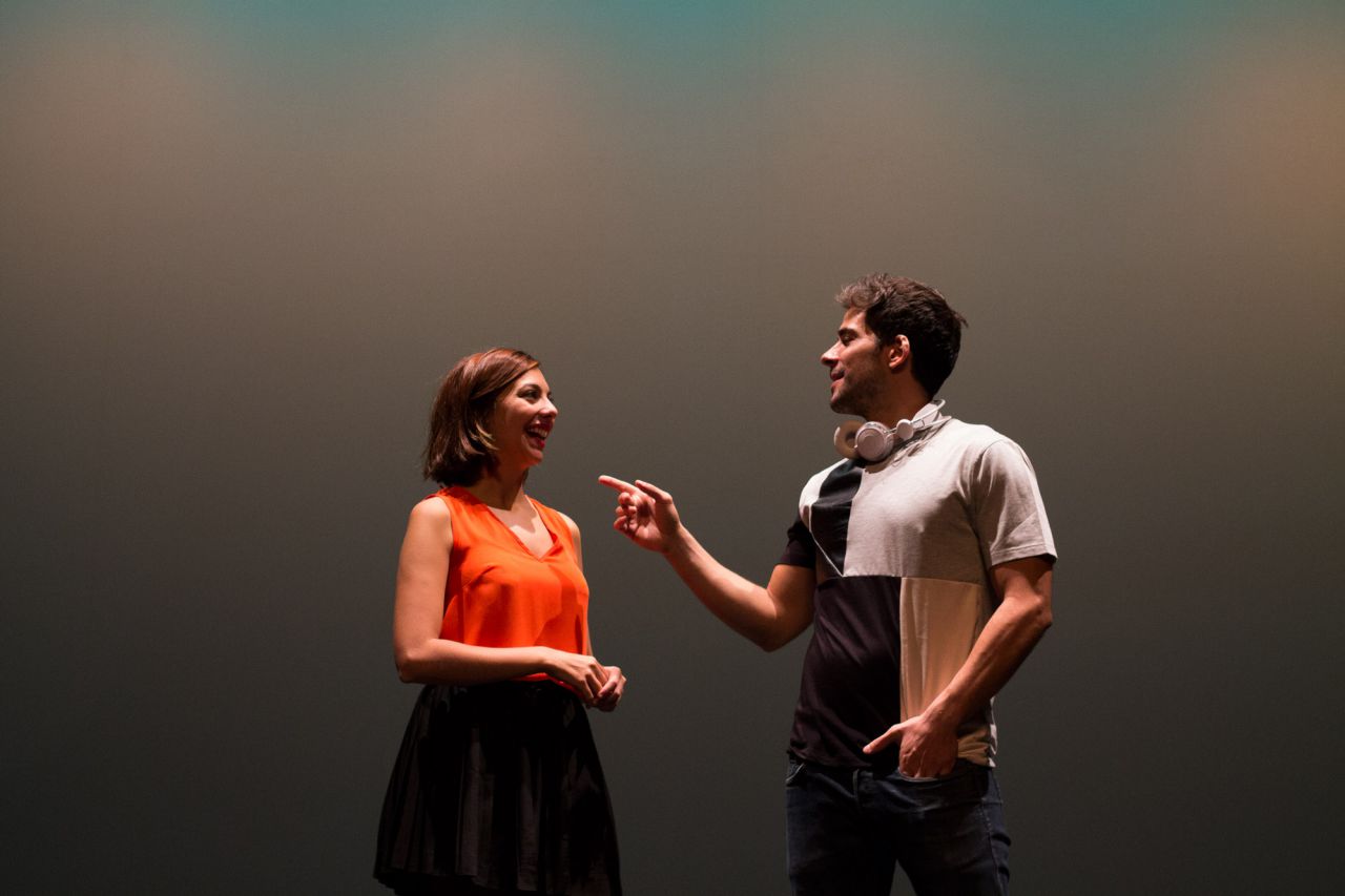 Los actores Rebeca Plaza y Ramón San Román