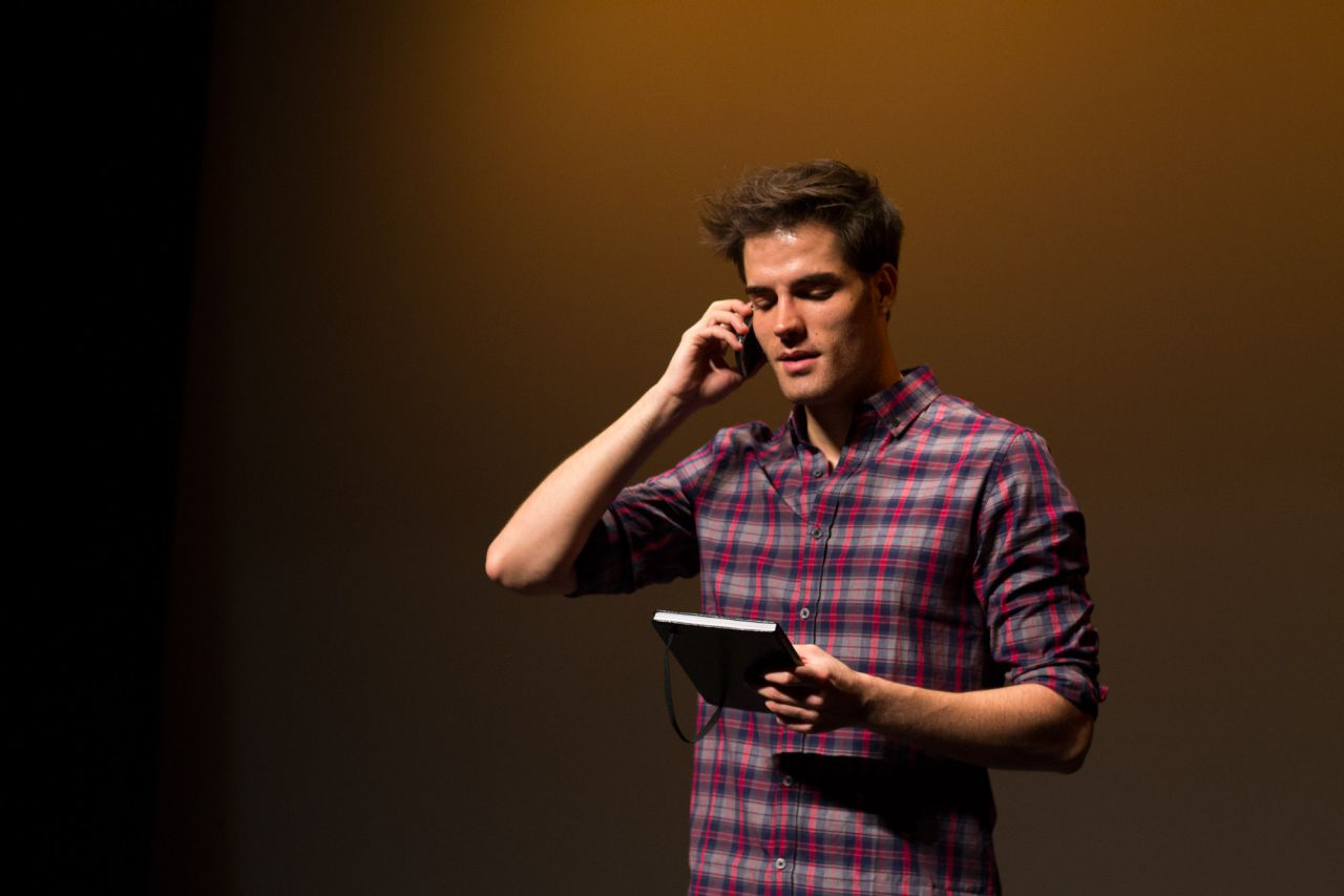 El actor Javier Martínez