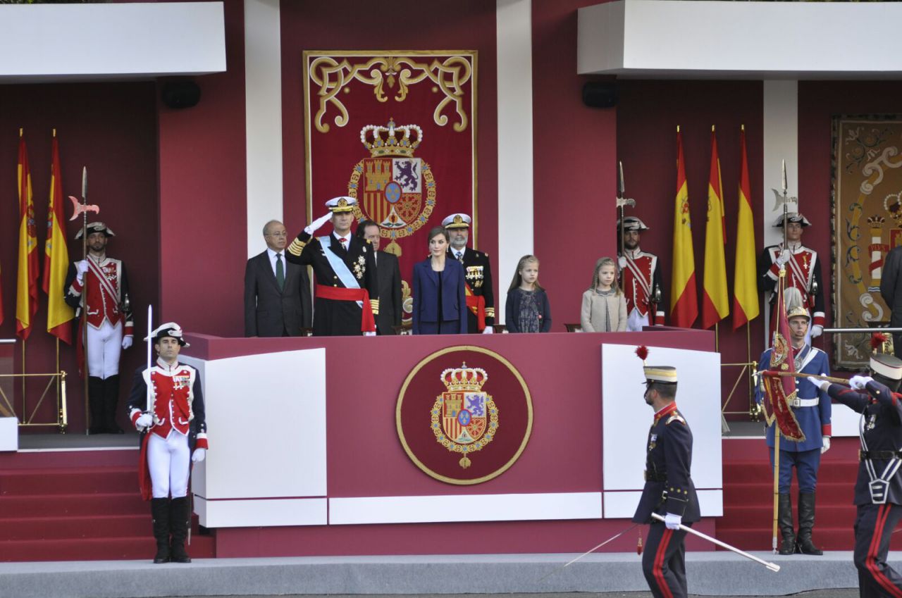 Felipe VI preside el desfile militar del 12 de octubre
