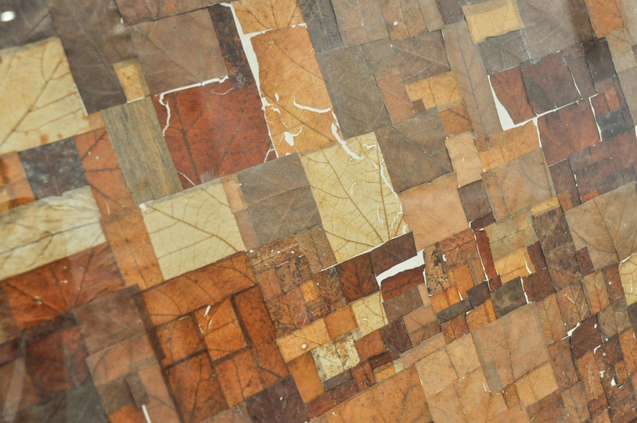 Obra de Ignasi Aballí en la exposición 'Sin principio/Sin final'