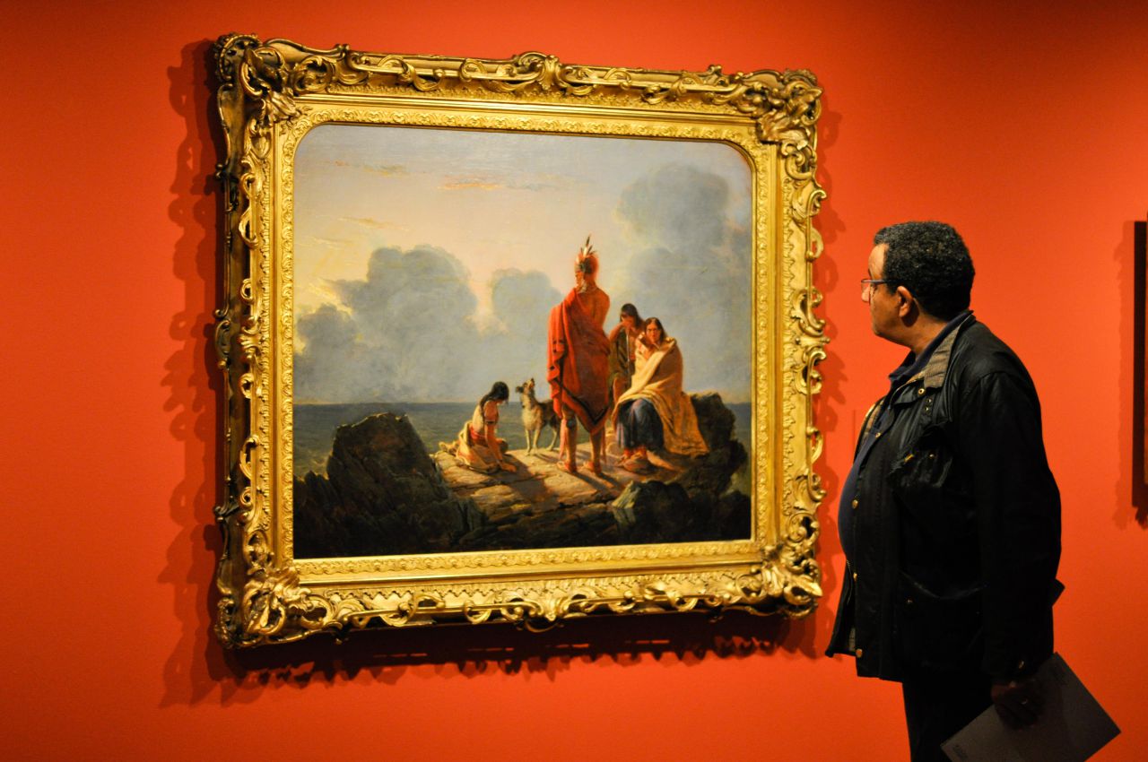 Presentación de la exposición 'La ilusión del lejano oeste'. Museo Thyssen Bornemisza.