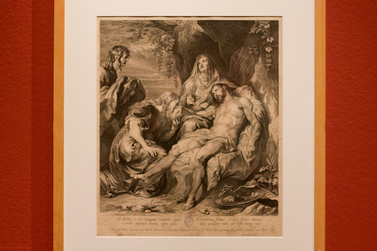 Reproducción del cuadro de Van Dyck 'La Lamentación'.