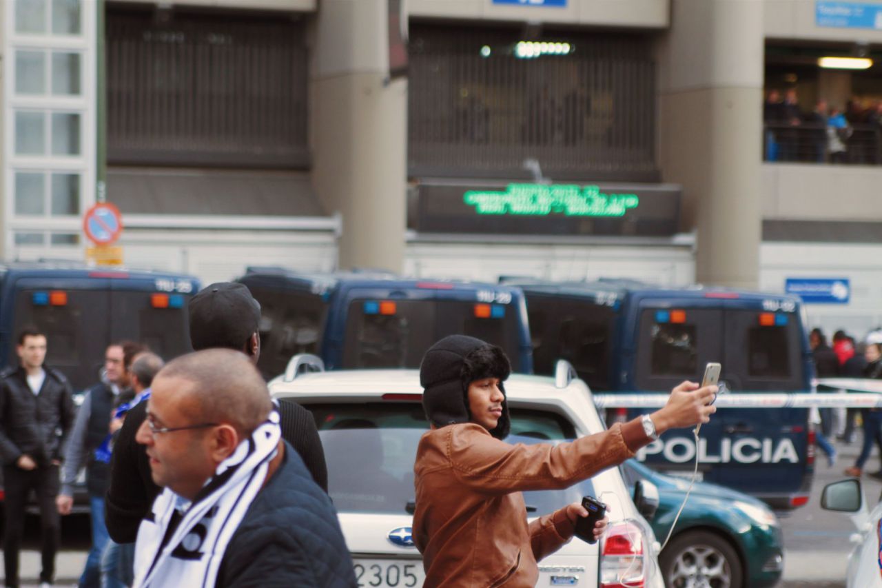 Dispositivo de seguridad en el Bernabéu para el clásico