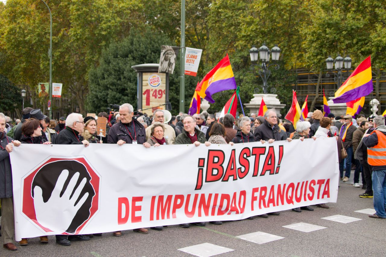 Manifestación republicana contra la 'Impunidad del franquismo'