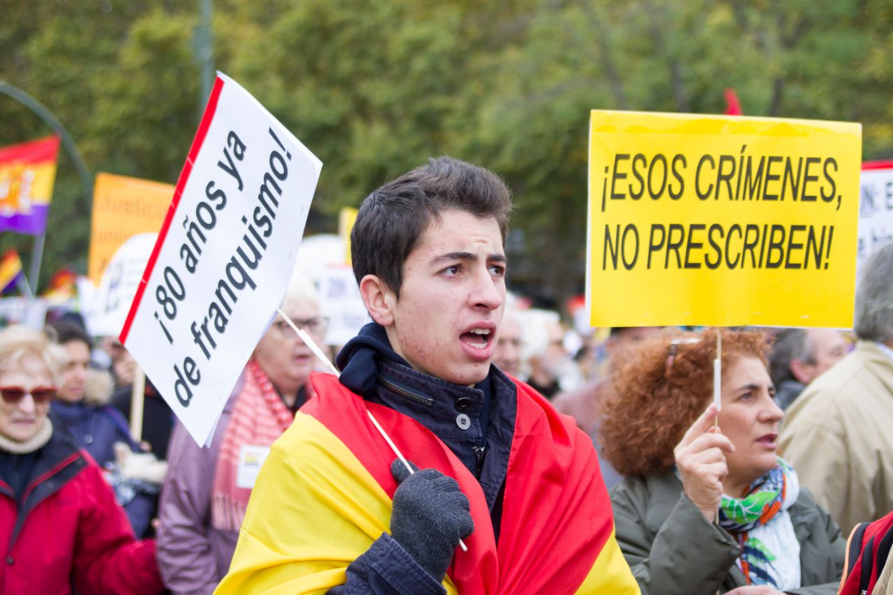Manifestación republicana contra la 'Impunidad del franquismo'