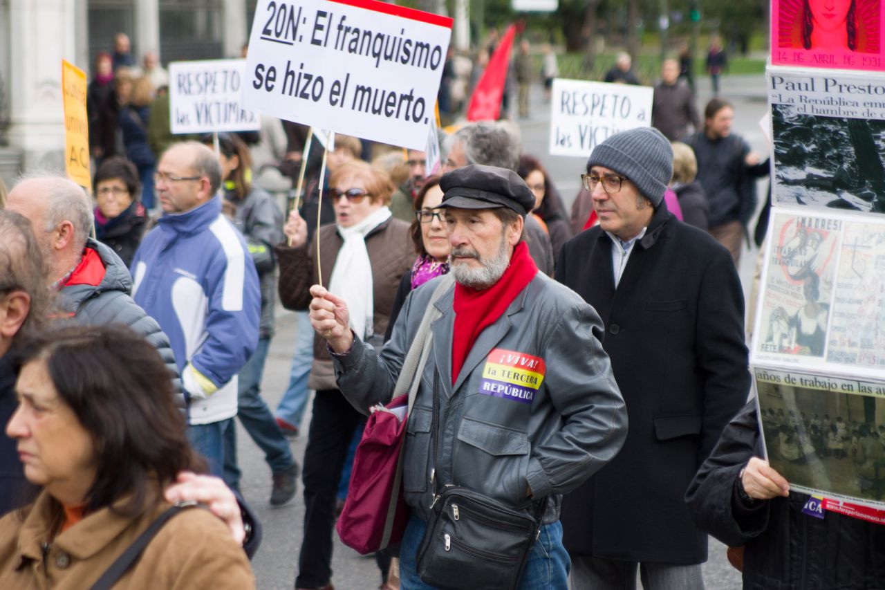 Manifestación republicana contra la 'Impunidad del franquismo'