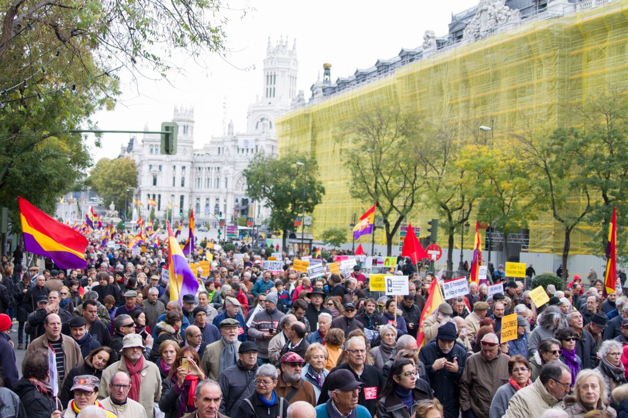 Manifestación republicana contra la 'Impunidad del franquismo'