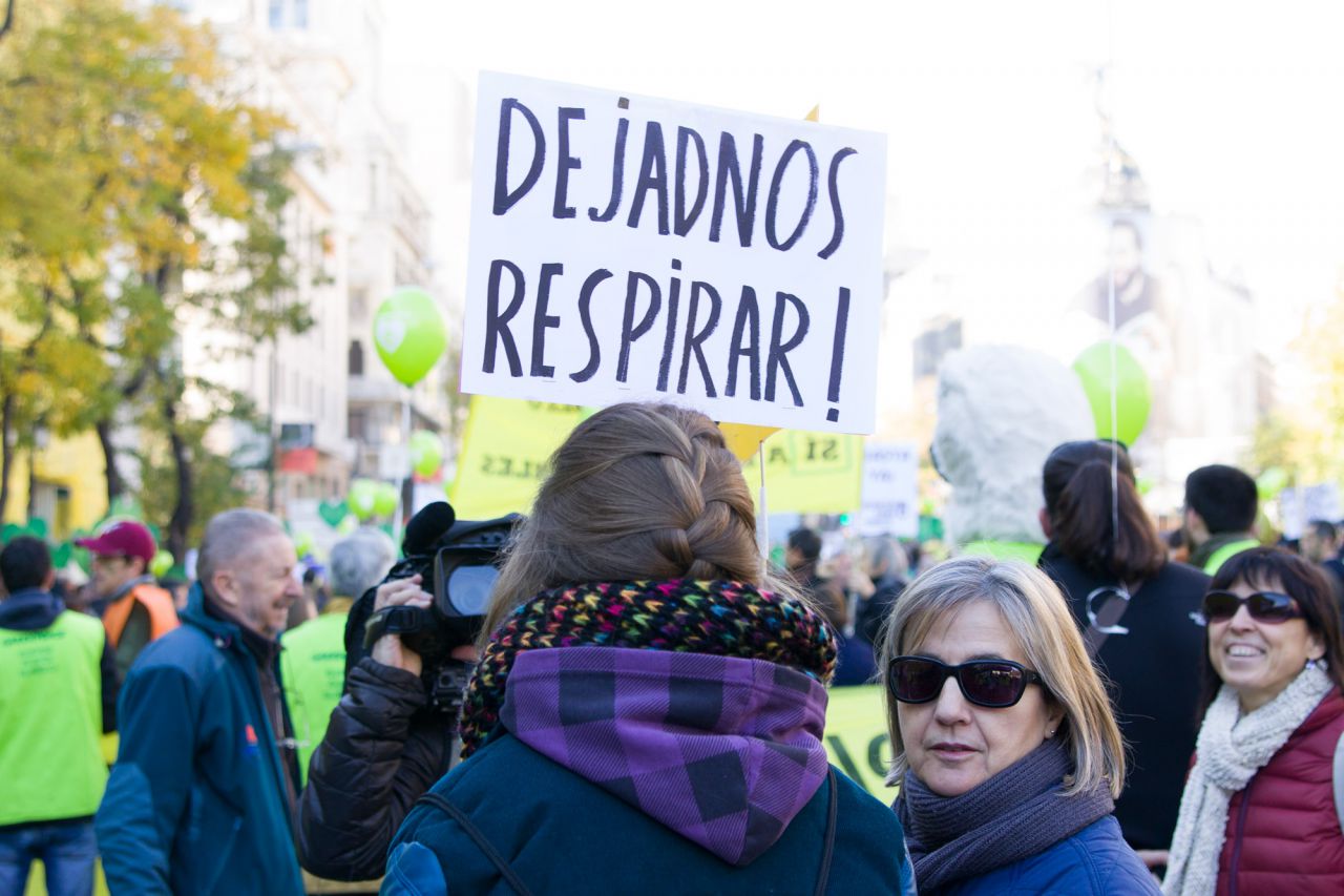 Manifestación por el clima.