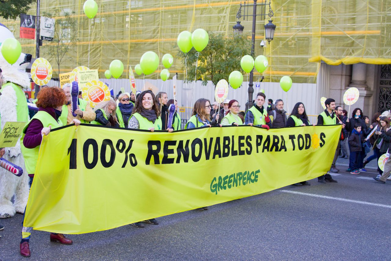 Manifestación por el clima.
