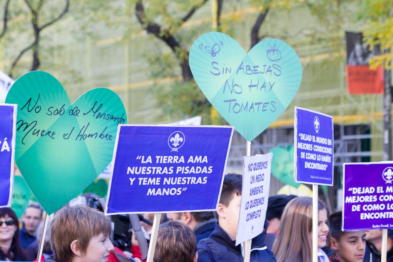 Manifestación por el clima.