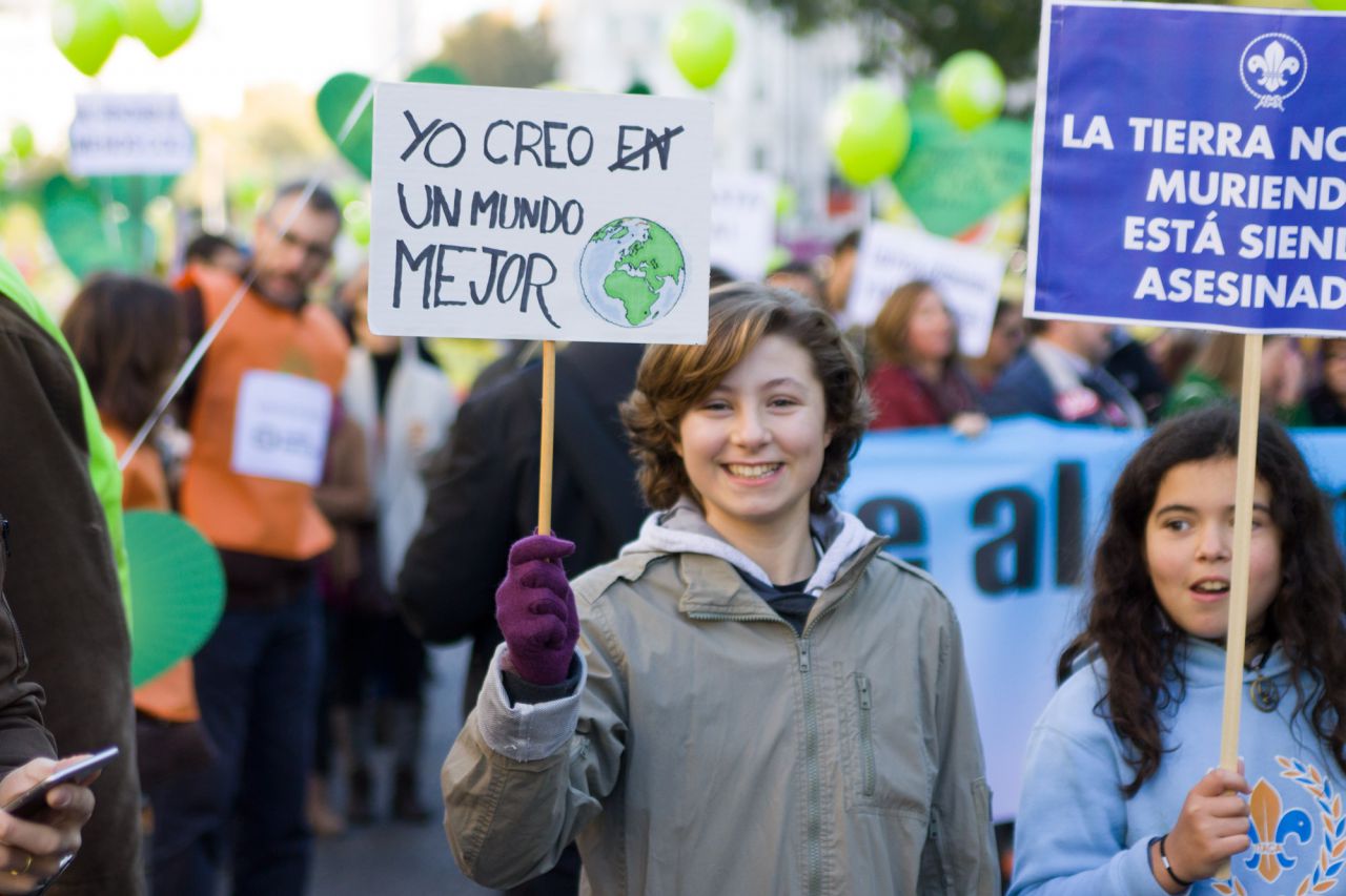 Manifestación por el clima.