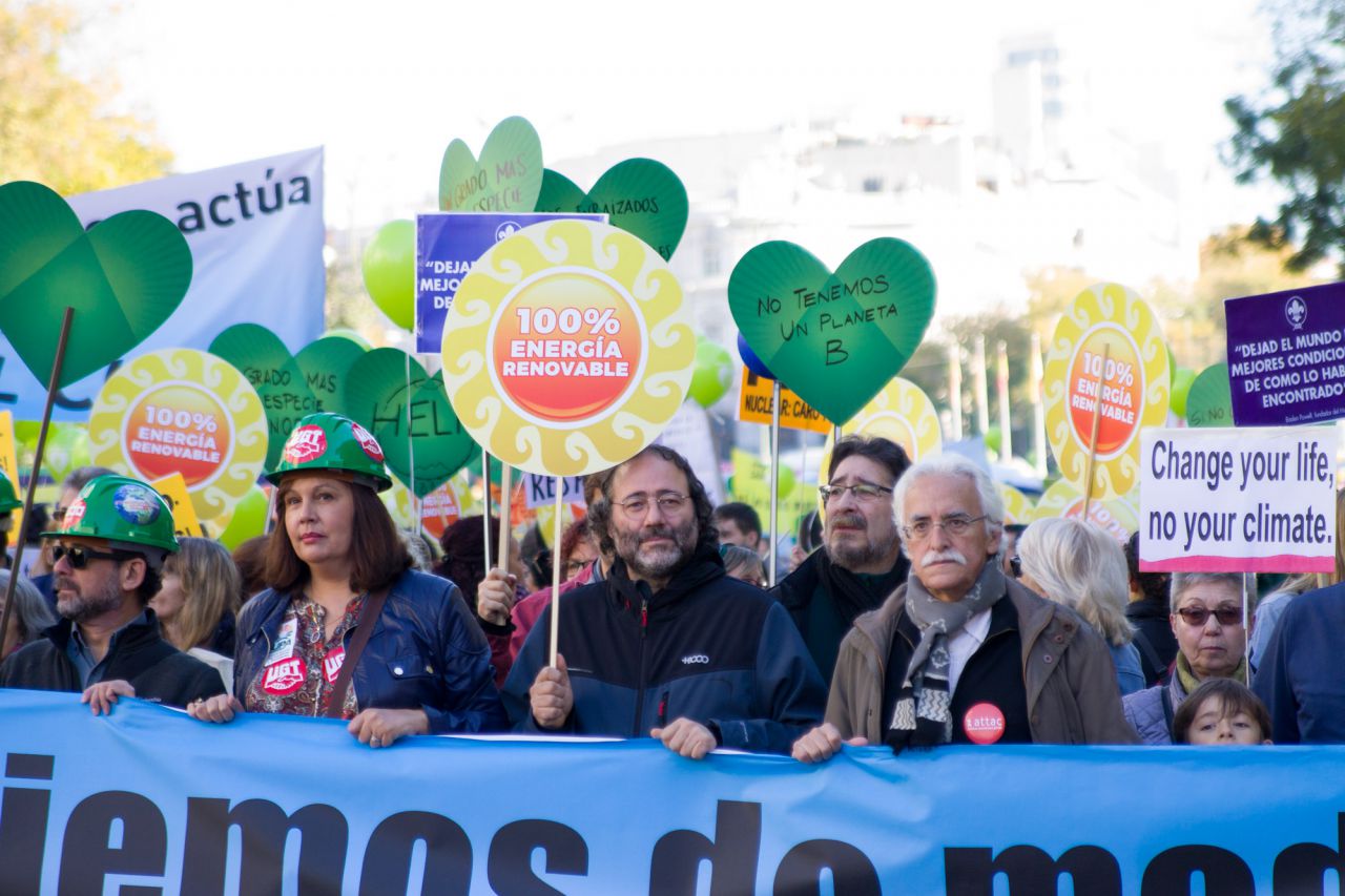 Manifestación por el clima.