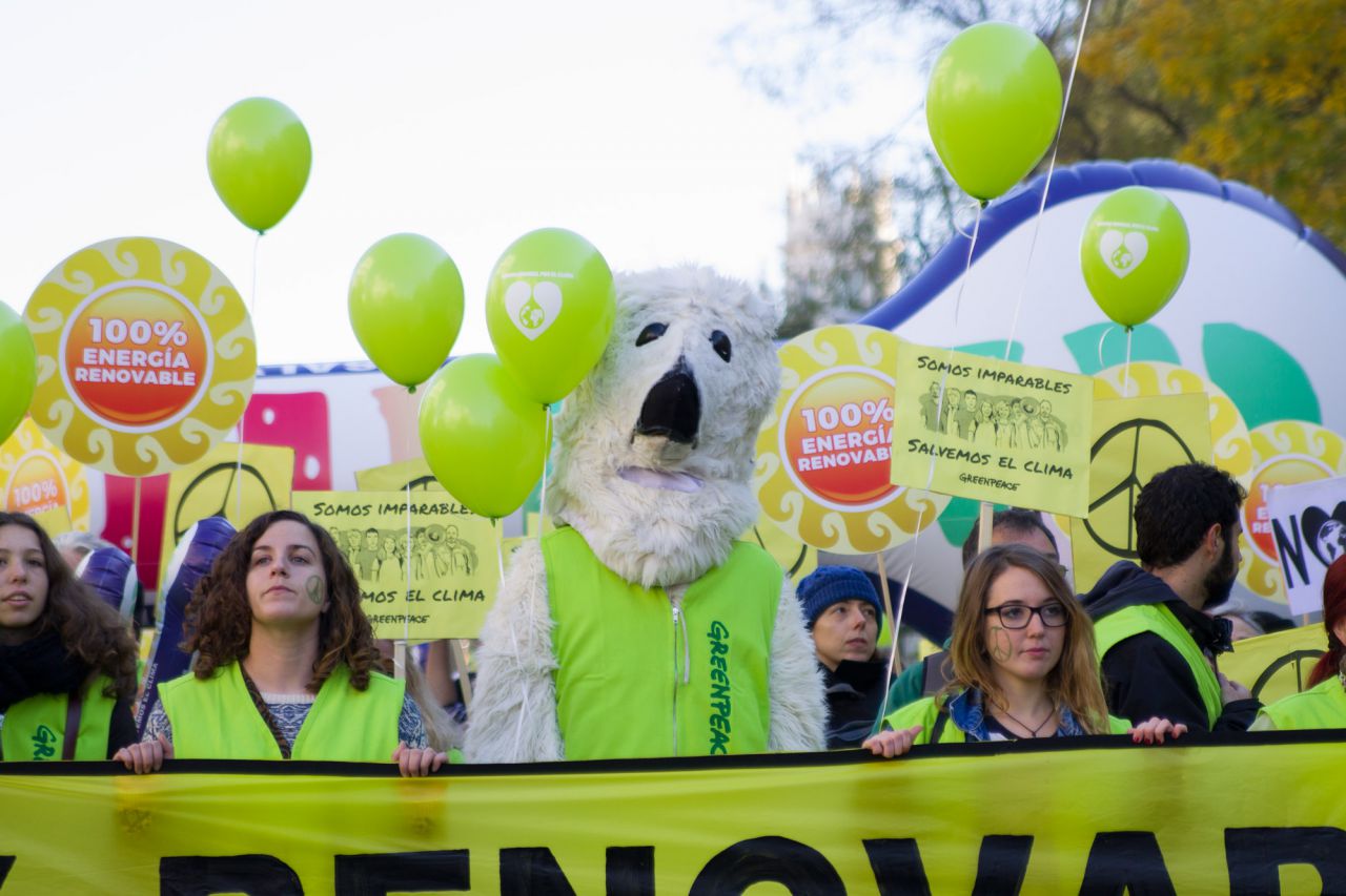 Manifestación por el clima.