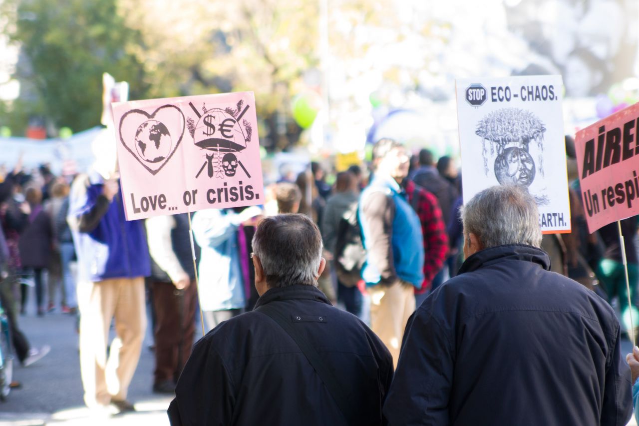 Manifestación por el clima.