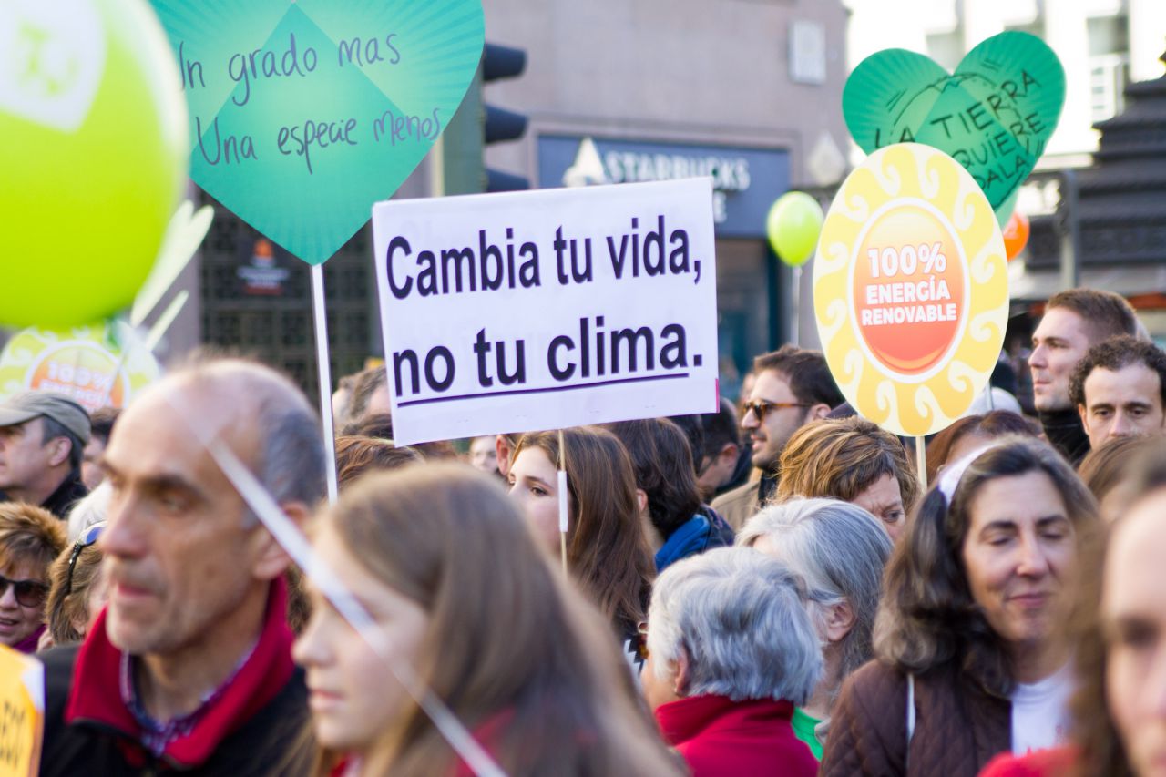 Manifestación por el clima.