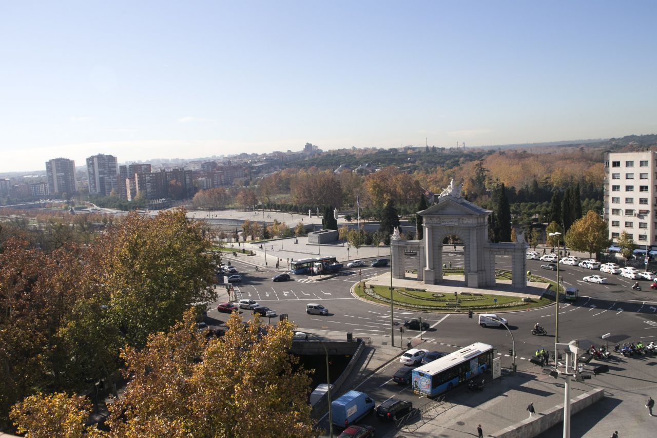 Panorámica desde Principe Pío.