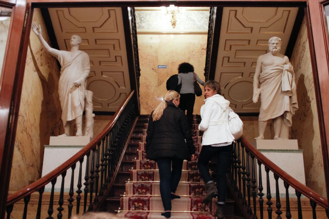 Escalera.