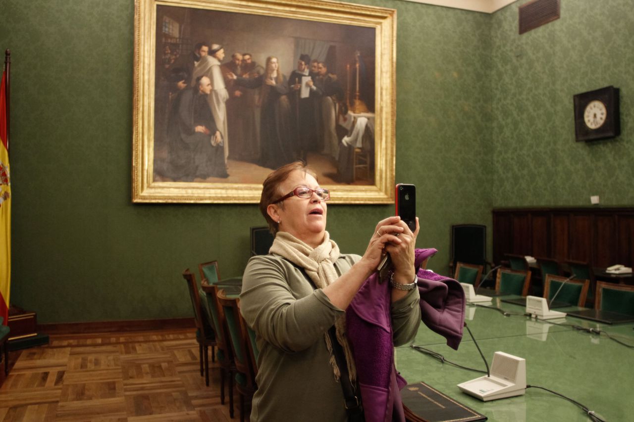 Salón de Mariana Pineda donde se reune la Junta de Portavoces.