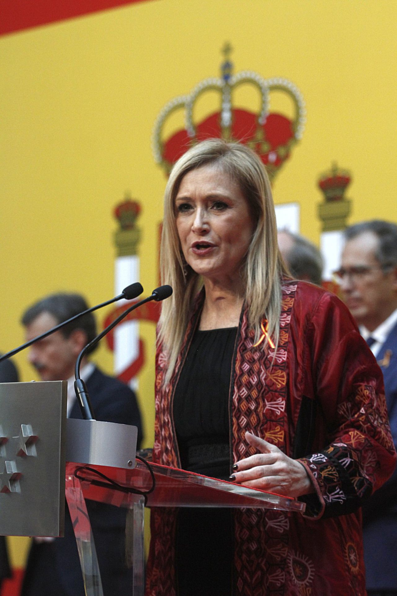 Cristina Cifuentes, durante su discurso.