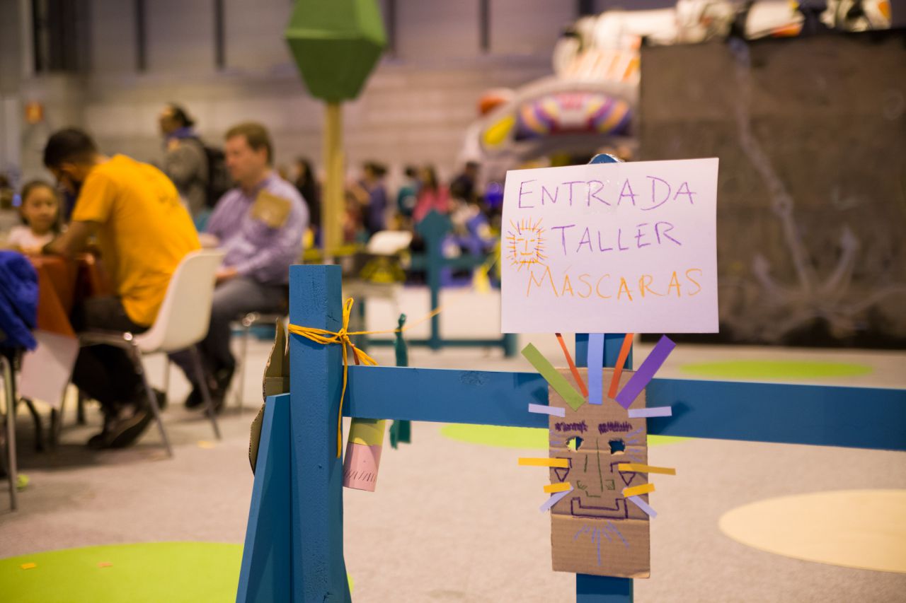 Taller de máscaras.