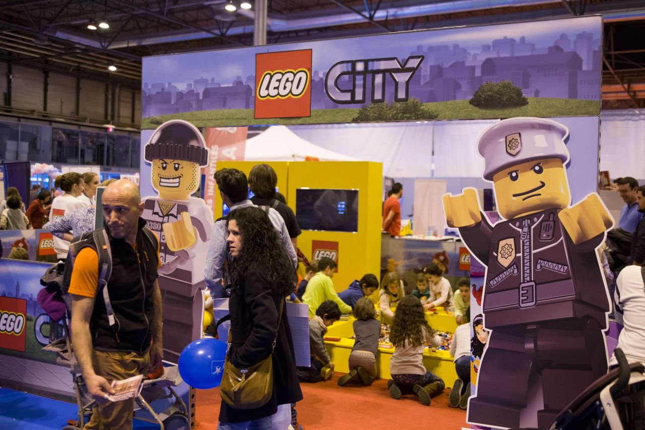 Espacio de construcción de Lego.