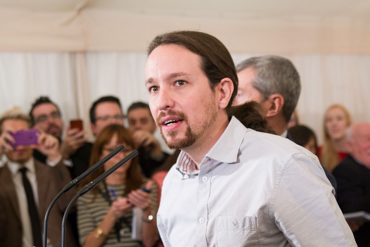 Pablo Iglesias, candidato por Podemos.