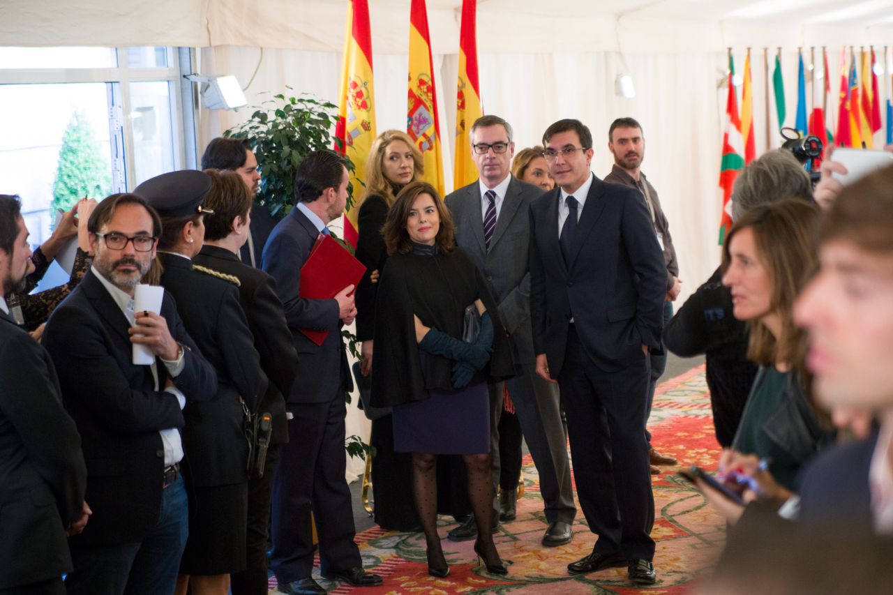 Soraya Sáenz de Santamaría, vicepresidenta del Gobierno,
