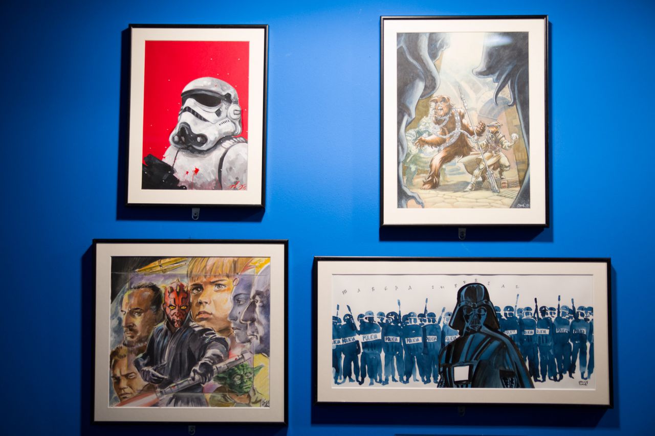 Ilustraciones de Star Wars.