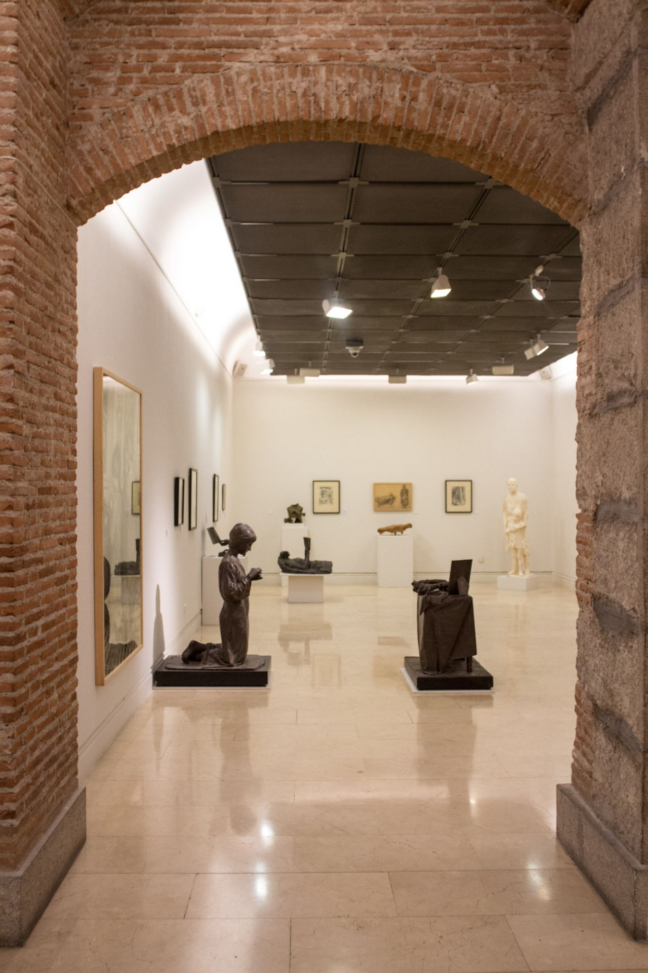 Vista de la sala de exposición.