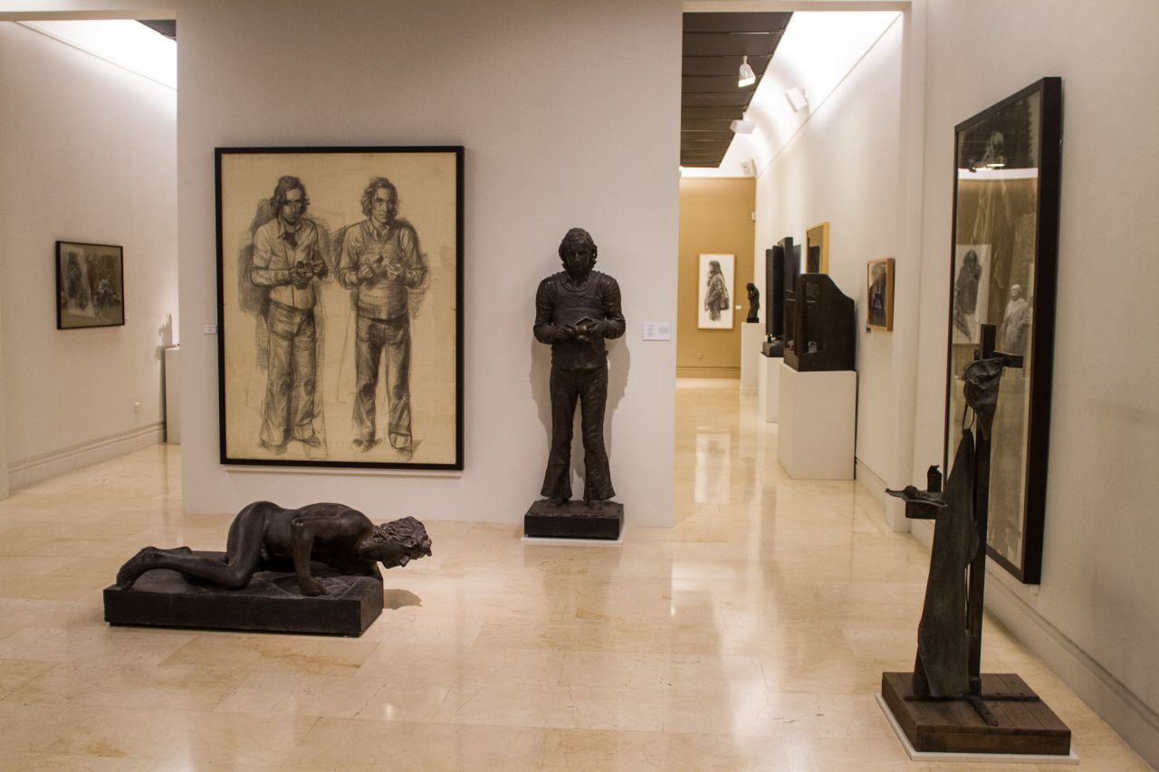Vista de las sala expositiva