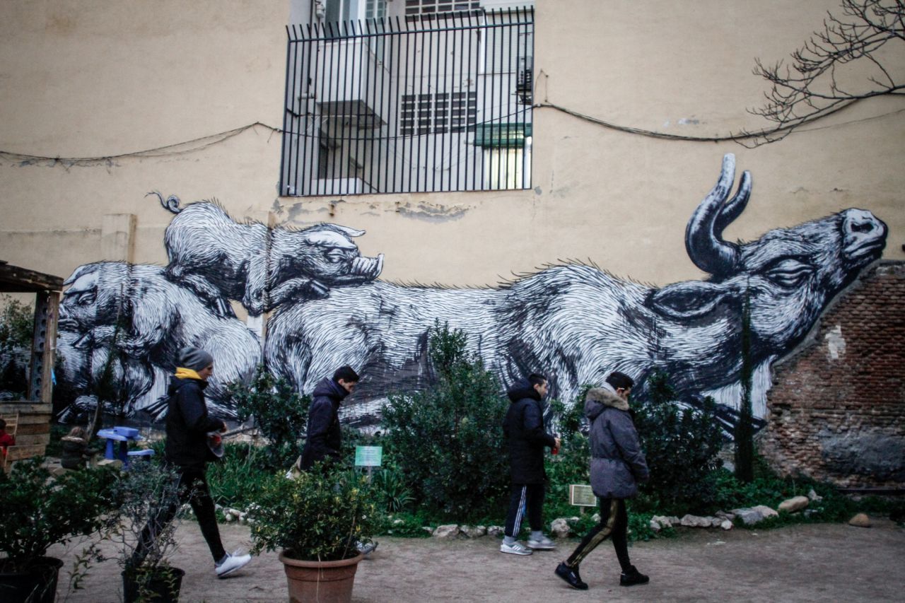 Mural en la calle Doctor Fourquet