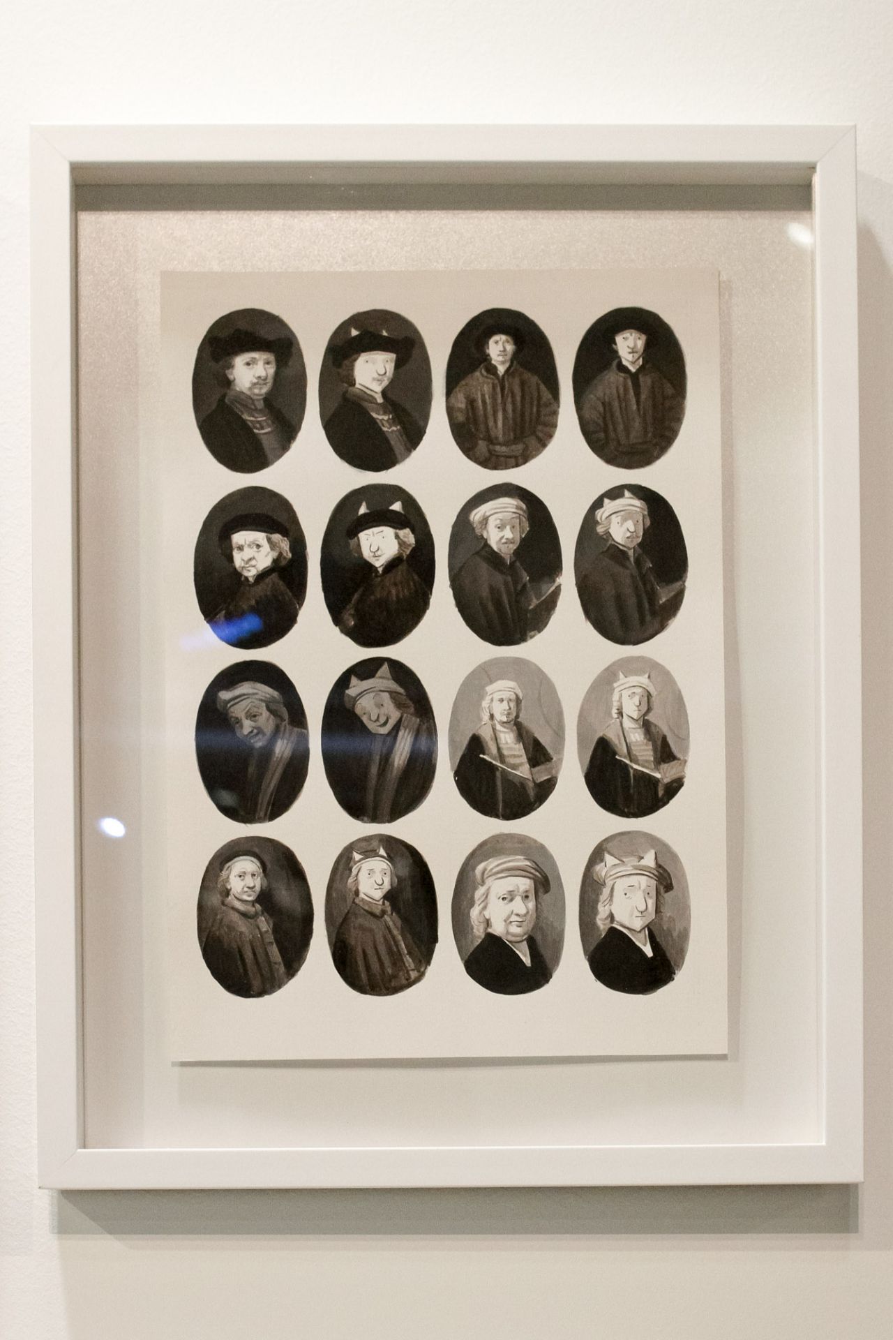 Historieta de Jacobo Fernández Serrano que homenajea a 16 autorretratos de Rembrant fechados entre 1628 y 1669.