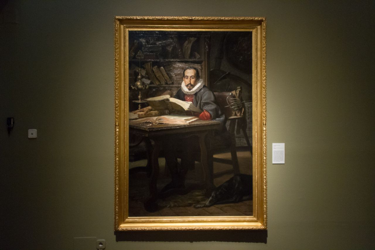 Cuadro del pintor cubano Manuel Wssel de Guimbarda de Cervantes.