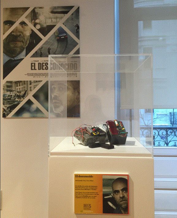 Bomba de atrezo de la película 'El desconocido'