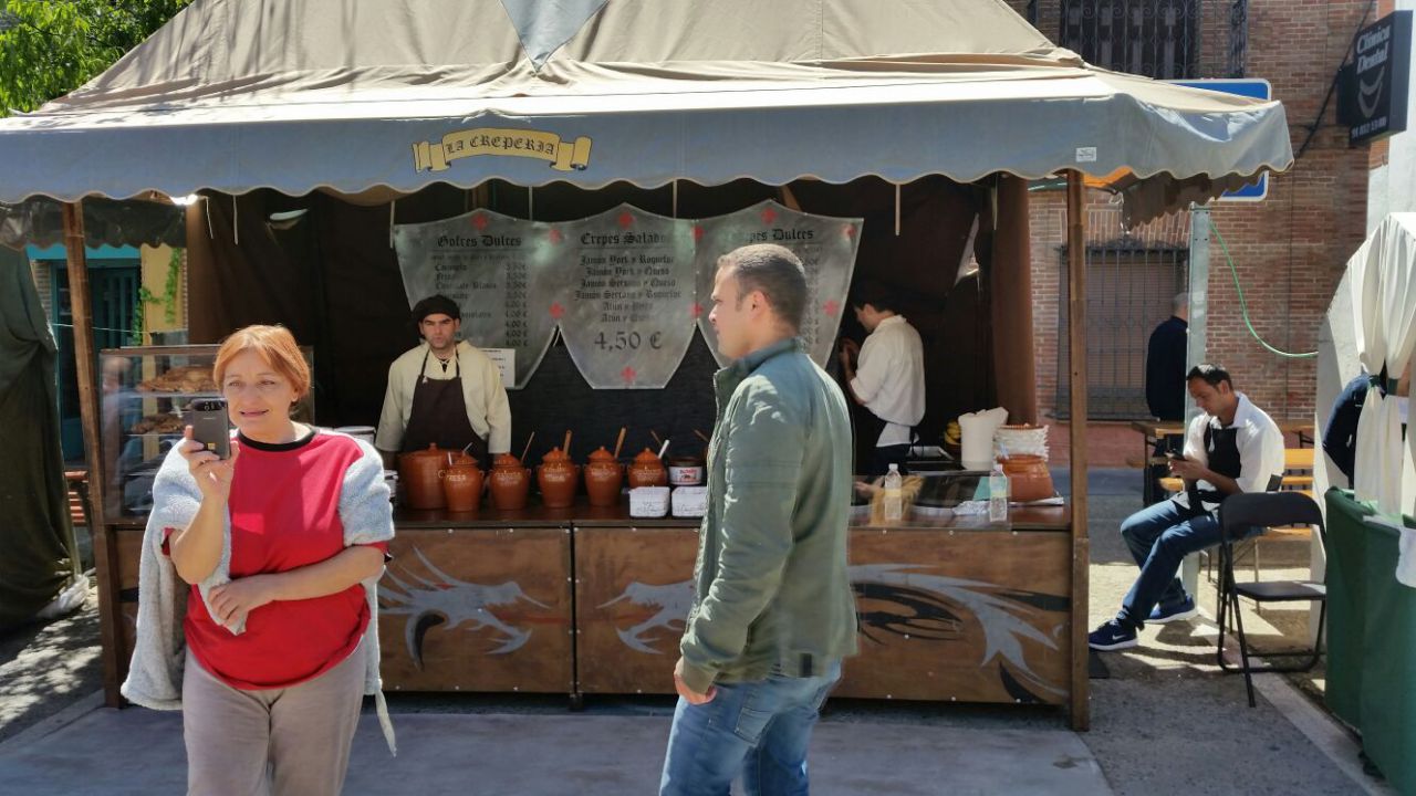 La Feria Medieval de El Álamo reúne durante estos días a miles de turistas.