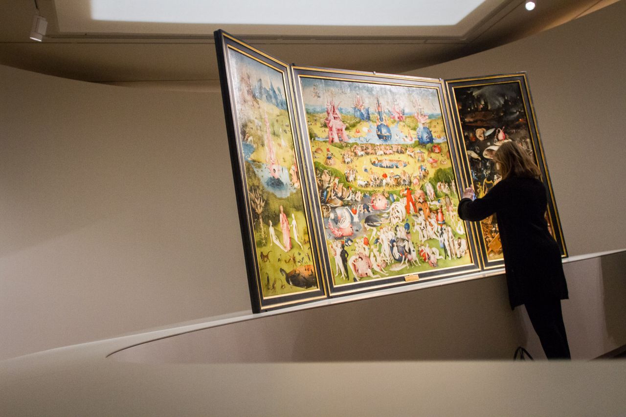 Este tríptico es la creación más compleja y enigmática del Bosco.