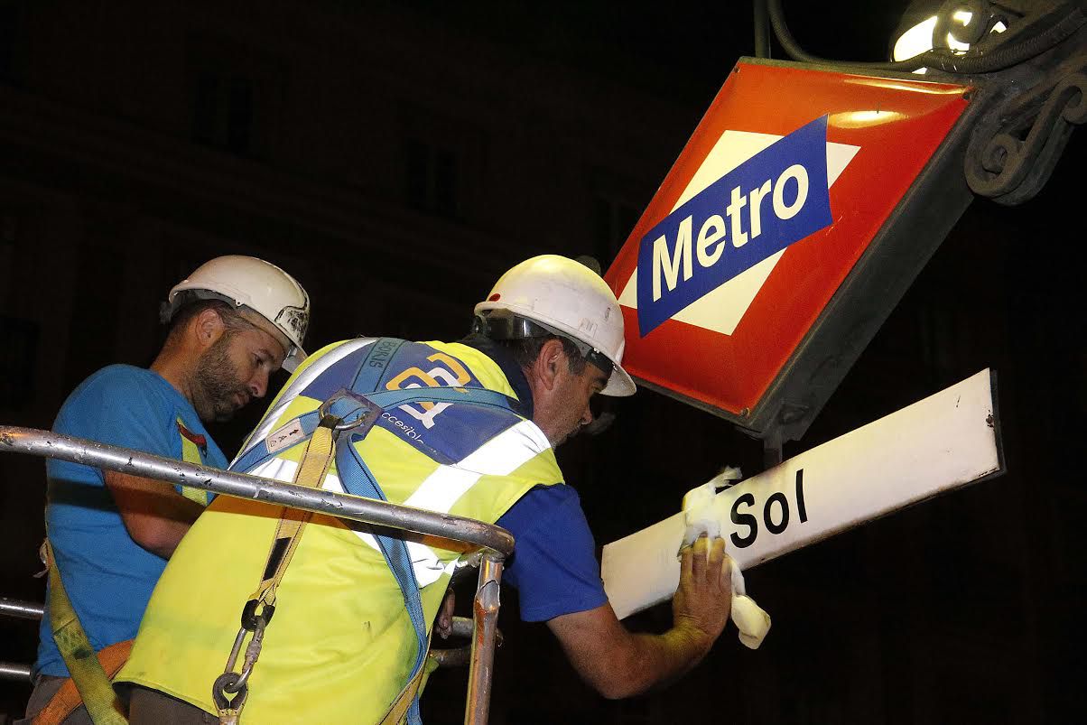 La estación de Sol del Metro de Madrid recupera su nombre original 